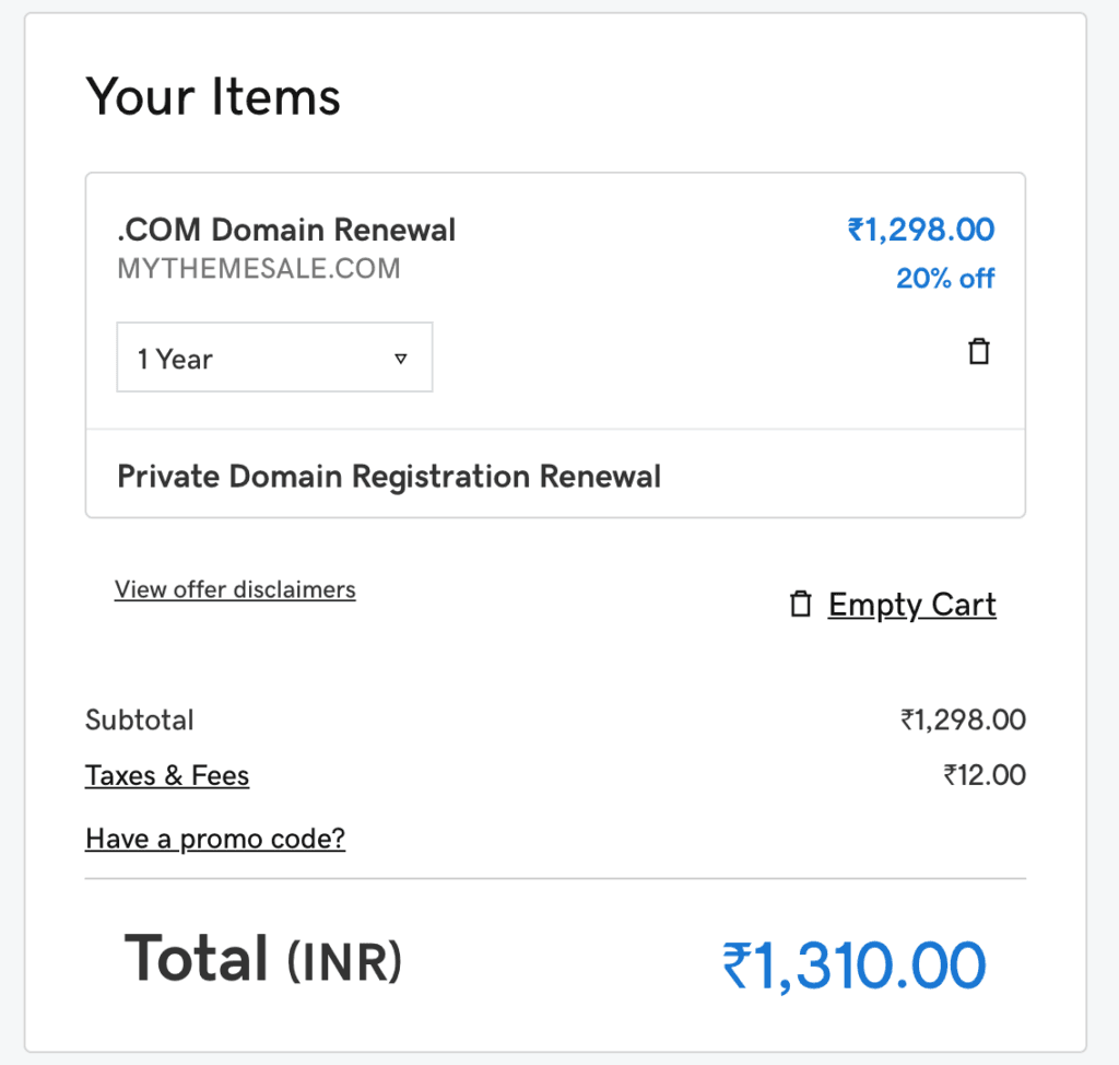 GoDaddy Renewal Coupon - Upto 85% OFF on Renewals (in 2024) 4 godaddy domain renewal, working renewal coupon