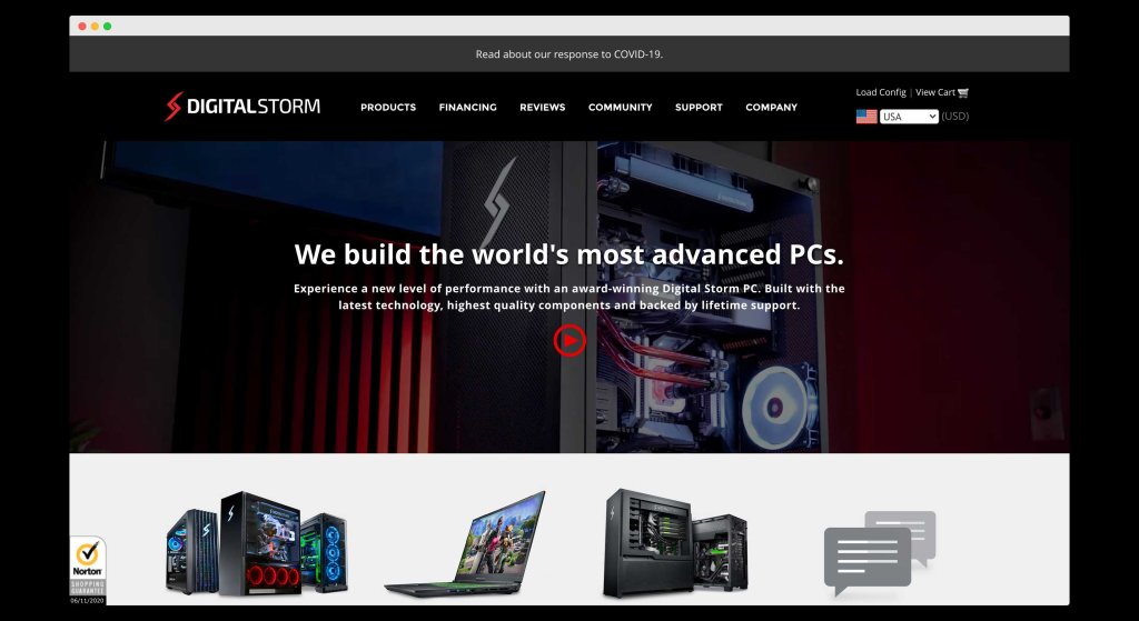 Top 10 Best Custom PC Builder Websites with PC Build Guide 8 DigitalStorm, A website for pre-builts and PC customizations