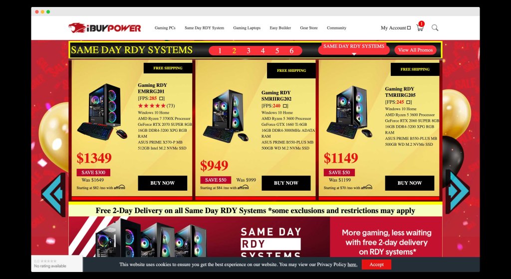 Top 10 Best Custom PC Builder Websites with PC Build Guide 7 iBuyPower, A website for pre-builts and PC customizations