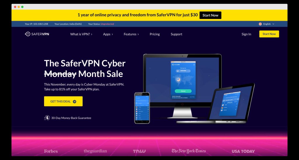 Top 10 Best VPNs for Hulu - Tested & Tried {Updated List} 9 SaferVPN
