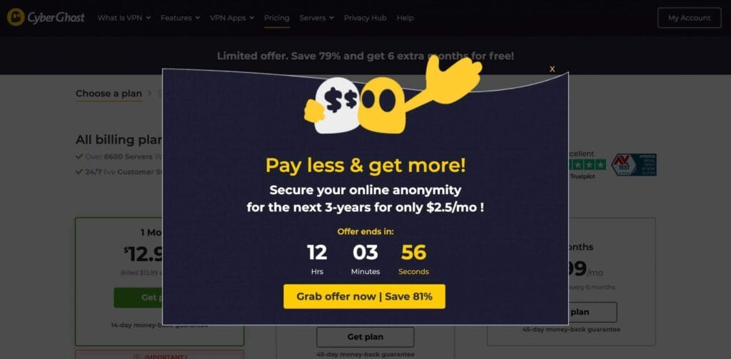 CyberGhost Black Friday Deals & Coupons 2024 (Limited Deal: 81% OFF) 3 cyberghost, cyberghost black friday, cyberghost black friday deals